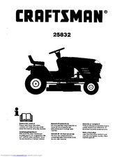 CRAFTSMAN 25832 Instruction Manual