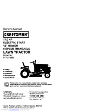 CRAFTSMAN 917.272072 Owner's Manual