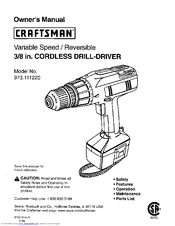 CRAFTSMAN 973.111220 Owner's Manual