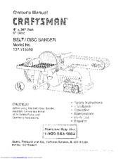 Craftsman 137.215360 Owner's Manual