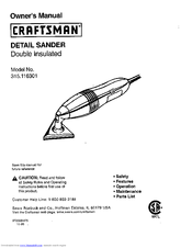CRAFTSMAN 315.116301 Owner's Manual