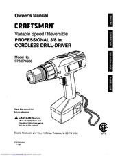 CRAFTSMAN 973.274980 Owner's Manual