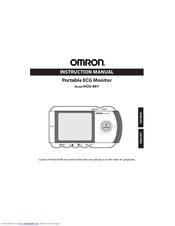 Omron HCG-801 Instruction Manual