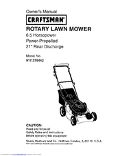 CRAFTSMAN 917.378442 Owner's Manual