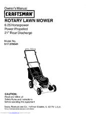 CRAFTSMAN 917.378341 Owner's Manual