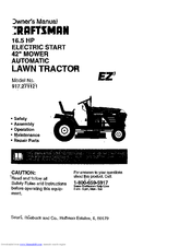 CRAFTSMAN EZ3 917.271121 Owner's Manual