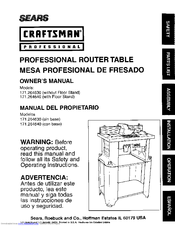 CRAFTSMAN 171.264630 Owner's Manual