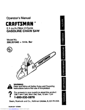 CRAFTSMAN 358.351042 Operator's Manual