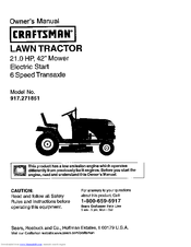 CRAFTSMAN 917.271851 Owner's Manual