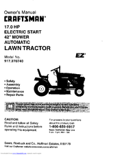 CRAFTSMAN EZ3 917.270740 Owner's Manual
