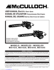 McCulloch MS1645 User Manual