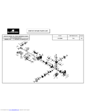 McCulloch MT3075 Service Spare Parts List