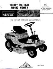 Montgomery Ward ZYJ-96B Owner's Manual And Parts List