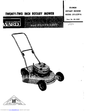 Montgomery Ward ZYJ-239 A Owner's Manual And Parts List
