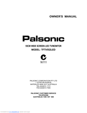 Palsonic TFTV552LED Owner's Manual