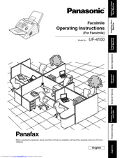 Panasonic Panafax UF-4100 Operating Instructions Manual