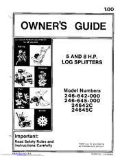 Yard-Man 24645C Owner's Manual