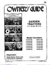 Mtd 145-810-000 Owner's Manual