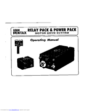 Pentax Relay & Power Pack Motor Drive System Operating Manual