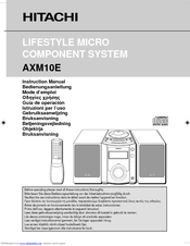 Hitachi AXM10E Instruction Manual