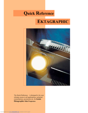 Kodak EKTAGRAPHIC 500 Quick Reference Manual