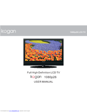 Kogan 1080p26 User Manual
