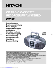 Hitachi CX-53E User Manual