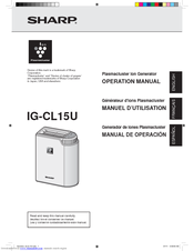 Sharp Plasmacluster IG-CL15U Online Manual