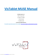 VisTablet Muse Manual