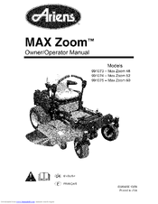 ARIENS 991074-Max Zoom 52 Owner's Manual