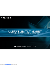 Vizio XMT1200 Quick Install Manual