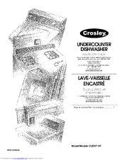 Crosley CUD6710T Use & Care Manual
