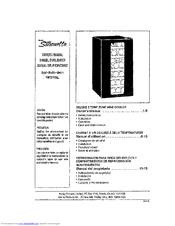 DANBY Silhouette DWC513BL Owner's Manual