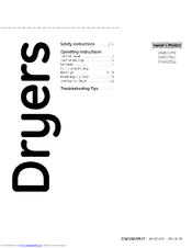 GE DISR473DG Owner's Manual