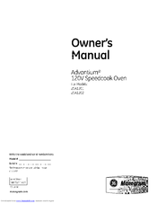 GE Advantium ZSA1201 Owner's Manual