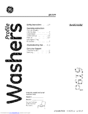 GE WPRE6150K2WT Owner's Manual