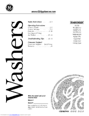 GE WCSE4160 Owner's Manual