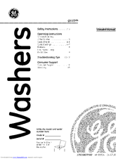 GE WCSR2080B3WW Owner's Manual