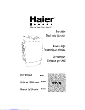 Haier HLP21E - Pulsator Wash With Tub User Manual