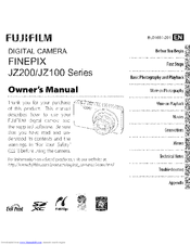 FujiFilm FINEPIX JZ200 series Owner's Manual