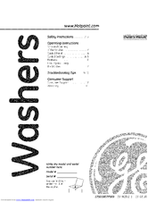 Hotpoint VWSR4160G3WW Owner's Manual
