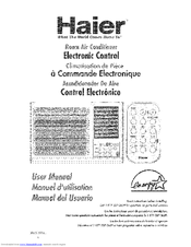 Haier Room Air Conditioners User Manual