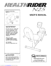 Healthrider N25 User Manual
