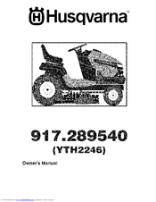 HUSQVARNA 917.289540 Owner's Manual