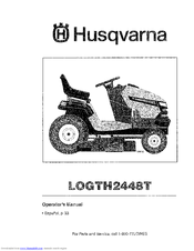 Husqvarna LOGTH2448T Operator's Manual