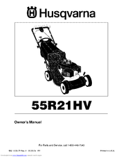 HUSQVARNA 55R21HV Owner's Manual