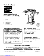 Kenmore 119.16216010 Use & Care Manual
