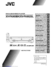 Jvc XV-FA900BK Instructions Manual