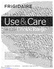 FRIGIDAIRE CFEF3018LBC Use & Care Manual