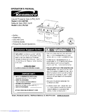 Kenmore 119.176750 Operator's Manual